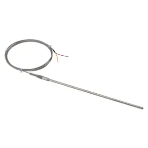 PROSENSE THMK-T12L06-03 Temperature Sensor, Type K Thermocouple, Lead Wire Transition Probe, Ungrounded | CV7YYW