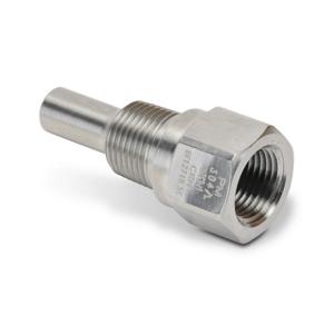 PROSENSE TW025-01 Thermowell, 1/2 Inch Female Npt Probe Connection, 1/2 Inch Male Npt Process Connection | CV8DEL