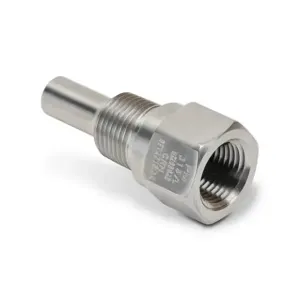 PROSENSE TW025-03 Thermowell, 1/2 Inch Female Npt Probe Connection, 1/2 Inch Male Npt Process Connection | CV8DEM