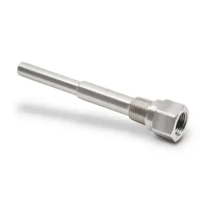 PROSENSE TW04-01 Thermowell, 1/2 Inch Female Npt Probe Connection, 1/2 Inch Male Npt Process Connection | CV8DEN