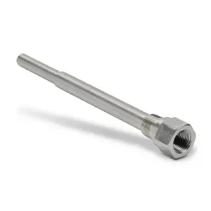 PROSENSE TW09-01 Thermowell, 1/2 Inch Female Npt Probe Connection, 1/2 Inch Male Npt Process Connection | CV8DEX