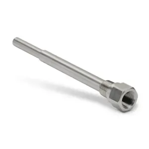 PROSENSE TW09-03 Thermowell, 1/2 Inch Female Npt Probe Connection, 1/2 Inch Male Npt Process Connection | CV8DEY