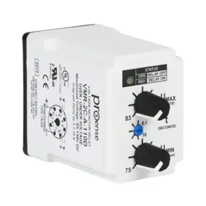 PROSENSE VMR-2C-A-110D Voltage Monitor Relay, 1-Phase, Socket Mount, Finger-Safe, 83-138 VDC Input Voltage, DPDT | CV7XUN