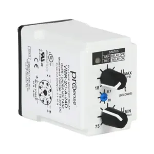 PROSENSE VMR-2C-A-24D Voltage Monitor Relay, 1-Phase, Socket Mount, Finger-Safe, 18-30 VDC Input Voltage, DPDT | CV7XUR