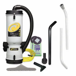 PROTEAM 100280 BackPack Vacuum, 124 cfm Vacuum Air Flow, 13 lb Wt, 64 dB Sound Level | CT8DEE 5TZH5