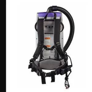 PROTEAM 107538 BackPack Vacuum, 159 cfm Vacuum Air Flow, 12 lb Wt, 70 dB Sound Level | CT8DEL 53PN15