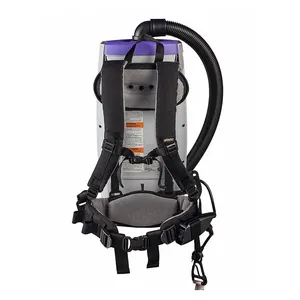 PROTEAM 107537 BackPack Vacuum, 159 cfm Vacuum Air Flow, 12 lb Wt, 70 dB Sound Level | CT8DEM 53PN14