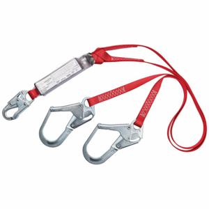 PROTECTA 1340180 Lanyard 2 Leg Polyester Red | AF2ZMV 6ZLN2