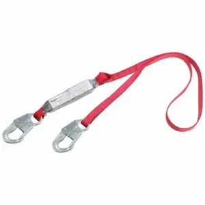 PROTECTA 1341001 Lanyard 1 Leg Nylon Red | AC3NTM 2UZW1