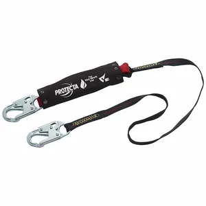 PROTECTA 1340129 Shock-Absorbing Lanyard Snap 310 lb. | AH9NLL 40MC70