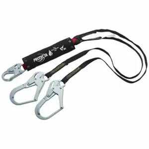 PROTECTA 1340185 Shock-Absorbing Lanyard Rebar 2 Legs 310lb | AH9NMK 40MC99