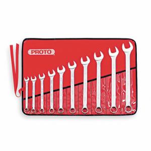 PROTO J1200GASD Combination Wrench Set, Alloy Steel, Satin, 10 Tools | CT8DZD 449P49