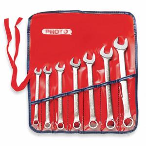 PROTO J1200HASD Combination Wrench Set, Alloy Steel, Satin, 7 Tools | CT8DZM 449P50