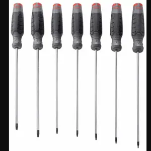 PROTO J1207STPS Screwdriver Sets, 7 PK, Tamper Proof Torx Tip | CT8FEC 61XK42