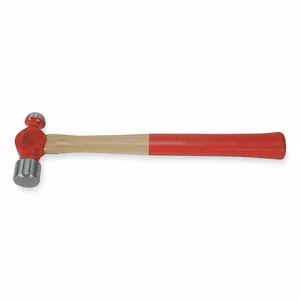 PROTO J1308PD Hammer, Wood, Steel, 8 oz Head Wt, 1 Inch Face Dia, 12 Inch Overall Length, Plain Grip | CT8ELC 53CT44