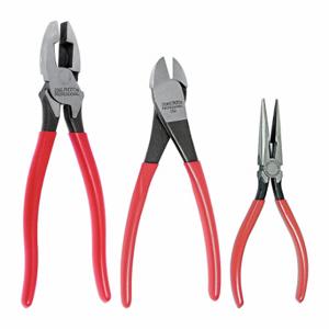 PROTO J228GS Pliers And Cutter Set, 3 Pliers, Standard Cushion Grip, Manual, 2 To 5 Pliers Range | CT8EZW 20PG82