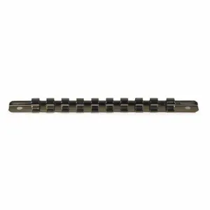 PROTO J2572 Socket Rail, Steel, Silver, Proto Socket Clips, Chrome, 3/8 Inch For Socket Size/Type | CT8FPZ 3R628