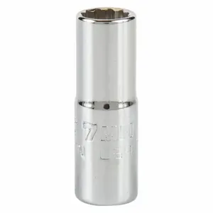 PROTO J4707MN Socket, 1/4 Inch Drive Size, 7 mm Socket Size, 12-Point Chrome, Metric | CT8GJC 483G65