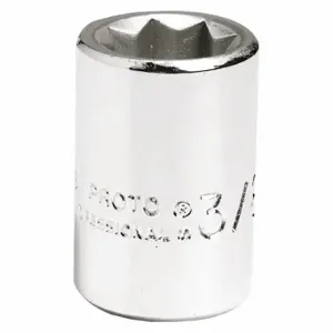 PROTO J4710S Socket, 1/4 Inch Drive Size, 5/16 Inch Socket Size, 8-Point Chrome | CT8GHU 429M51