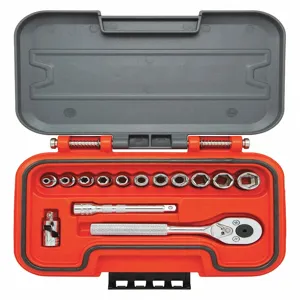 PROTO J47114S Socket Set, 1/8 Inch To 1/2 Inch Socket Range, Hand, 1/4 Inch Drive, Sae | CH6PTU 60MK88