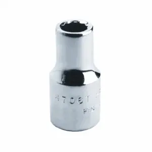 PROTO J4709T Socket, 1/4 Inch Drive Size, 9/32 Inch Socket Size, 12-Point Chrome | CT8GJZ 429M43