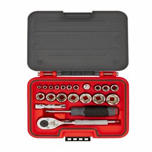 PROTO J47122S Socket Set, 3/16 Inch To 3/8 Inch Socket Range, Hand, 1/4 Inch Drive, 3/8 In, Sae | CH6PTW 60MK79