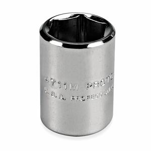 PROTO J4713M Socket, 1/4 Inch Drive Size, 13 mm Socket Size, 6-Point Chrome | CT8GGF 429M73