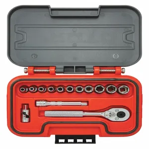 PROTO J47214S Socket Set, 4Mm To 12Mm Socket Range, Hand, 1/4 Inch Drive, Metric | CH6PUB 60MK89