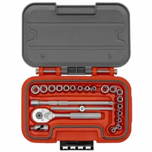 PROTO J47322S Socket Set, 1/4 Inch Drive Size, 22 Pieces | CT8FQK 60MK91