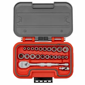 PROTO J47324AS Socket Set, 1/4 Inch Drive Size, 24 Pieces | CT8FQL 60MK92