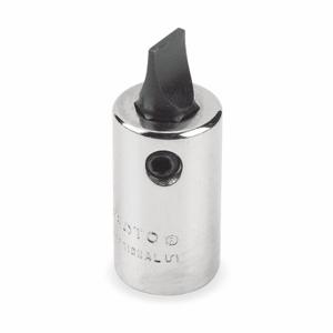 PROTO J4744 Socket Bit, 1/4 Inch Drive Size, Slotted Tip, 3/16 Inch Tip Size, 1 53/64 Inch Length, Sae | CT8FLE 426H33
