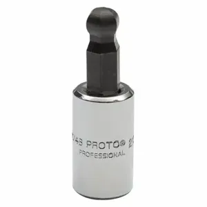 PROTO J47707/32B Socket Bit, 1/4 Inch Drive Size, Ball Hex Tip, 7/32 Inch Tip Size, 1 1/2 Inch Length, Sae | CT8FJR 426H55