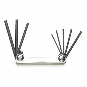 PROTO J4992 Hex Key Set, L, SAE, Short, 8 Pieces, Steel | CT8ELJ 3R806