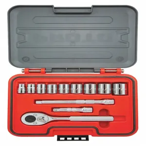 PROTO J52112S Socket Set, 3/8 To 7/8 Inch Socket Size Range, 3/8 Inch Drive | CH6PUK 60MK82