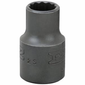 PROTO J5211B Socket, 3/8 Inch Drive Size, 11/32 Inch Socket Size, 12-Point Black Oxide | CT8GNF 483J63