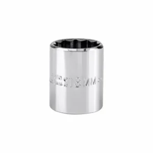 PROTO J5218M Socket, 3/8 Inch Drive Size, 18 mm Socket Size, 12-Point Chrome, Metric | CT8GPY 429P11