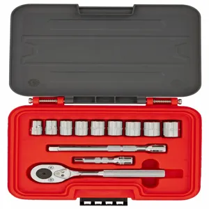 PROTO J52212S Socket Set, 10 To 18Mm Socket Size Range, 3/8 Inch Drive | CH6PUR 60MK98