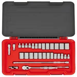 PROTO J52332AS Socket Set, 1/4 Inch To 7/8 Inch Socket Range, 8Mm To 20Mm, Hand, 3/8 Inch Drive | CH6PUV 60ML05