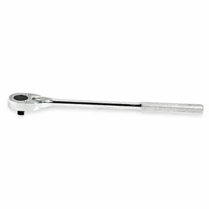 PROTO J5250 Hand Ratchet, Pear, Reversing, 11 Inch Overall Length, Chrome, 15 Deg Min Arc Swing | CT8FDB 426G41