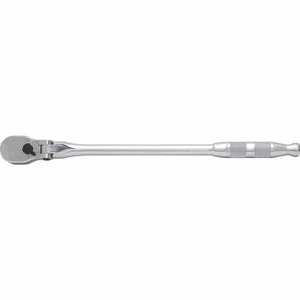 PROTO J5250HTCF Hand Ratchet, Pear, Reversing, 12 1/2 Inch Overall Length, Chrome, 4 Deg Min Arc Swing | CT8FBT 53GL87