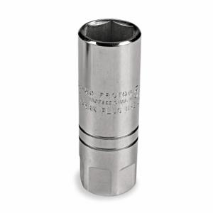 PROTO J5326HPA Spark Plug Socket, 1/2 Inch Drive Size, 13/16 Inch Socket Size, 6-Point | CT8GXE 429T44