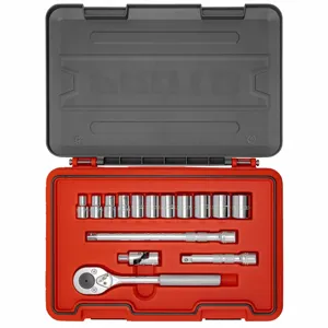 PROTO J54115S Socket Set, 3/8 Inch To 1 Inch Socket Range, Hand, 1/2 Inch Drive, Sae | CH6PVA 60ML08