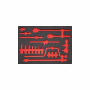 PROTO J54132F Schaumstoffeinlagen zur Werkzeugaufbewahrung, Schwarz/Rot, 16 Zoll Breite, 1 1/4 Zoll Höhe, 34 Zoll Länge | CT8GYL 54JG57