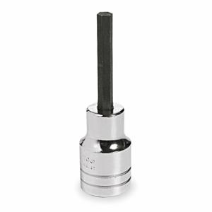PROTO J5441-12M Socket Bit, 1/2 Inch Drive Size, Hex Tip, 12 mm Tip Size, 3 1/4 Inch Length, Metric | CT8FHH 426J09