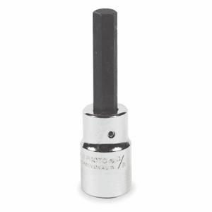 PROTO J54411/2 Socket Bit, 1/2 Inch Drive Size, Hex Tip, 1/2 Inch Tip Size, 3 5/8 Inch Length, Sae | CT8FHB 426J06