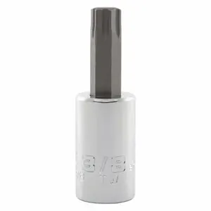 PROTO J5441R-3/8 Socket Bit, 1/2 Inch Drive Size, Hex Tip, 3/8 Inch Tip Size, 2 3/4 Inch Length, Sae | CT8FHY 56JT37