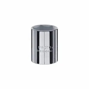 PROTO J5446H Socket, 1/2 Inch Drive Size, 1 7/16 Inch Socket Size, 6-Point Chrome | CT8FZF 429R94