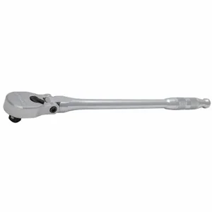 PROTO J5450HTCF Hand Ratchet, Pear, Reversing, 17 1/2 Inch Overall Length, Chrome, 4 Deg Min Arc Swing | CT8FCA 53GL79