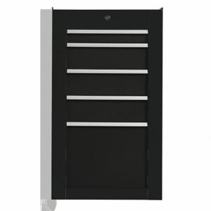 PROTO J551934-5BK-SC Side Cabinet, High Gloss Black, 19 Inch Width x 25 1/4 Inch Depth x 34 Inch Height, Black | CT8FFZ 48VA49