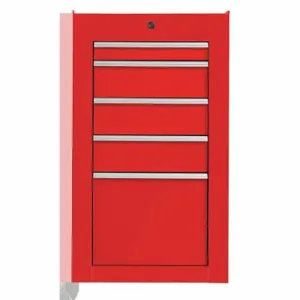 PROTO J551934-5RD-SC Side Cabinet, High Gloss Red, 19 Inch Width x 25 1/4 Inch Depth x 34 Inch Height, Red | CT8FGB 48VA45